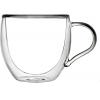 ARDESTO Cup set with double walled handles, 300 ml, H 9.2 cm, 2 pcs, borosilicate glass