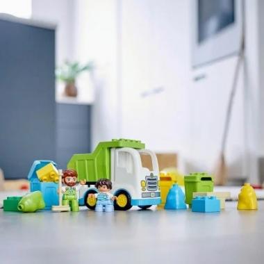 LEGO Конструктор DUPLO Сміттєвоз і контейнери для роздільного збору сміття 10945