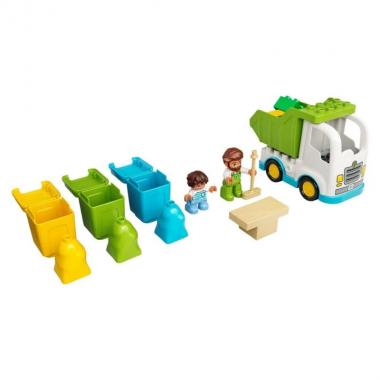 LEGO Конструктор DUPLO Сміттєвоз і контейнери для роздільного збору сміття 10945