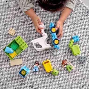 LEGO Конструктор DUPLO Сміттєвоз і контейнери для роздільного збору сміття 10945