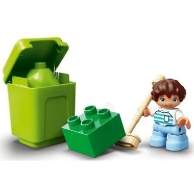 LEGO Конструктор DUPLO Сміттєвоз і контейнери для роздільного збору сміття 10945