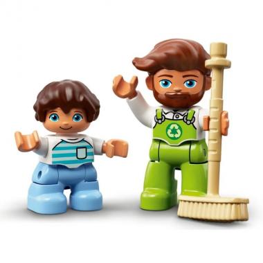 LEGO Конструктор DUPLO Сміттєвоз і контейнери для роздільного збору сміття 10945