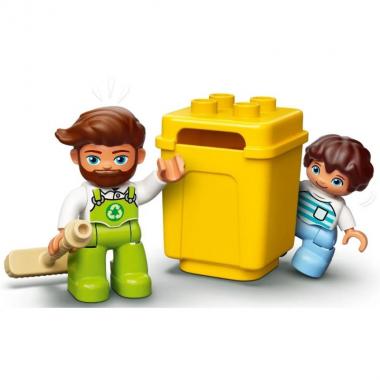 LEGO Конструктор DUPLO Сміттєвоз і контейнери для роздільного збору сміття 10945