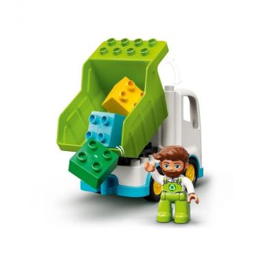 LEGO Конструктор DUPLO Сміттєвоз і контейнери для роздільного збору сміття 10945