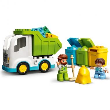 LEGO Конструктор DUPLO Сміттєвоз і контейнери для роздільного збору сміття 10945
