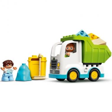 LEGO Конструктор DUPLO Сміттєвоз і контейнери для роздільного збору сміття 10945