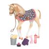 Our Generation Toy horse - Scarlet with accessories (26 cm)