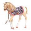 Our Generation Toy horse - Scarlet with accessories (26 cm)