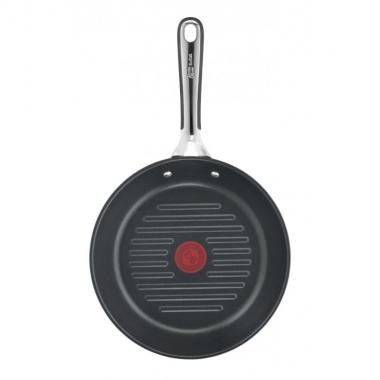 Tefal Frying pan Jamie Oliver Kitchen Essential Grill, 26cm, stainless steel