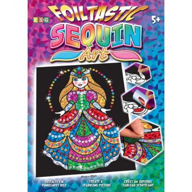 Sequin Art Craft kit FOILTASTIC - Princess