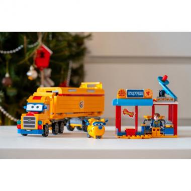 Super Wings Конструктор Small Blocks Buildable Vehicle Set вантажівка і магазин