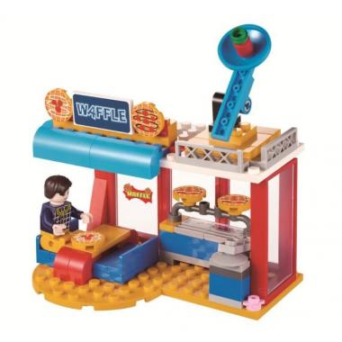 Super Wings Конструктор Small Blocks Buildable Vehicle Set вантажівка і магазин