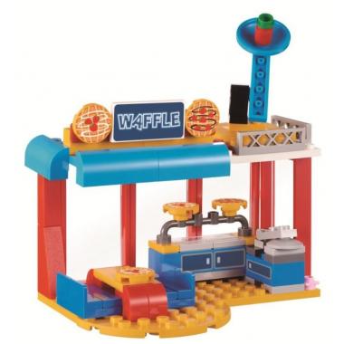 Super Wings Конструктор Small Blocks Buildable Vehicle Set вантажівка і магазин