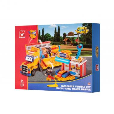 Super Wings Конструктор Small Blocks Buildable Vehicle Set вантажівка і магазин