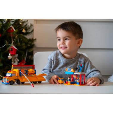 Super Wings Конструктор Small Blocks Buildable Vehicle Set вантажівка і магазин