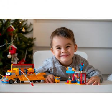 Super Wings Конструктор Small Blocks Buildable Vehicle Set вантажівка і магазин