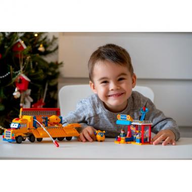 Super Wings Конструктор Small Blocks Buildable Vehicle Set вантажівка і магазин