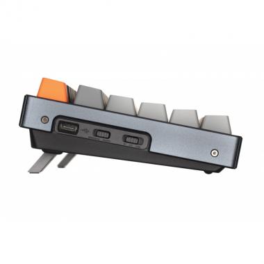 Keychron K8 Aluminum Frame 87 keys, Optical Brown, Hot-Swap, RGB, BLACK