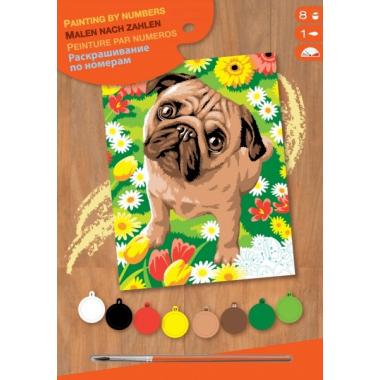 Sequin Art Набір для творчості PAINTING BY NUMBERS JUNIOR Pug