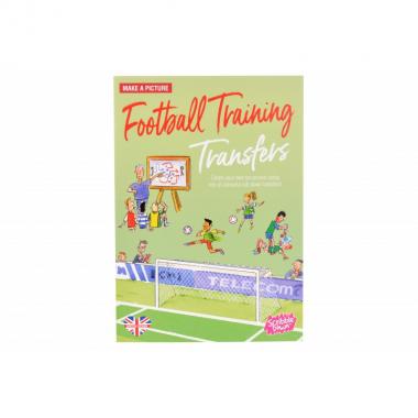 Scribble Down Transferred Stickers - Football Training
