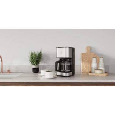 Electrolux Coffe maker drip, 1.375L, ground , inox