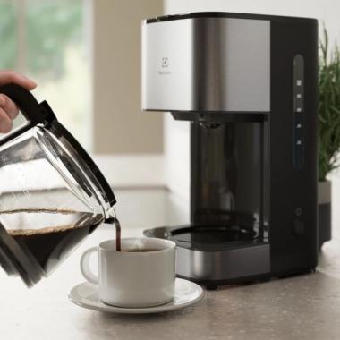 Electrolux Coffe maker drip, 1.375L, ground , inox