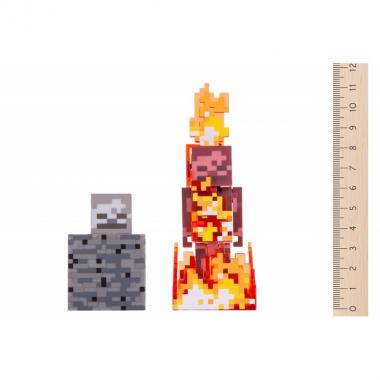 Minecraft Игровая фигурка Skeleton on Fire серия 4