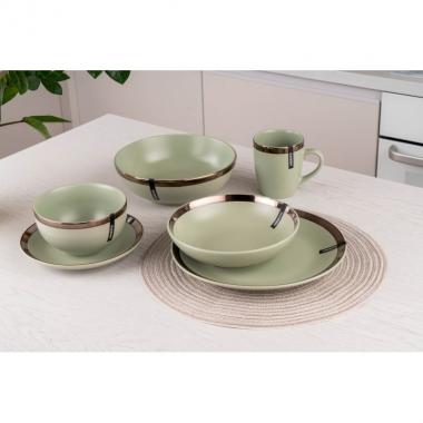ARDESTO Bowl Liguria, 14 cm, Green bay, ceramics