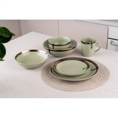 ARDESTO Bowl Liguria, 14 cm, Green bay, ceramics