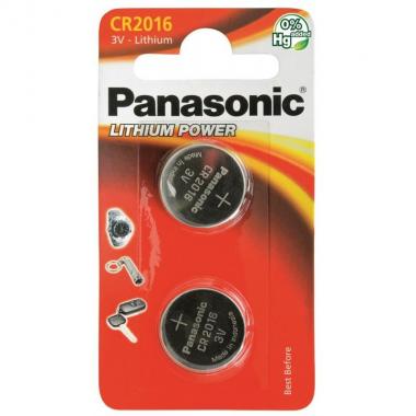 Panasonic Батарейка литиевая CR2016 блистер, 2 шт.