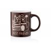 ARDESTO Чашка Best friends, 330 мл, коричнева, кераміка
