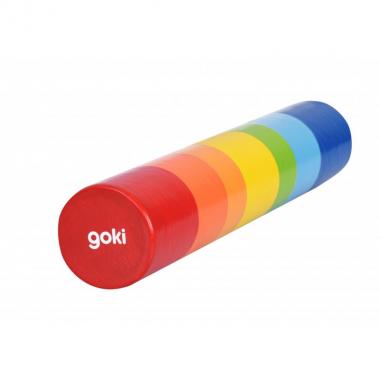 goki Musical Instrument - Rain stick Rainbow