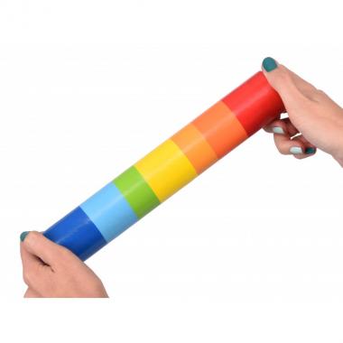 goki Musical Instrument - Rain stick Rainbow