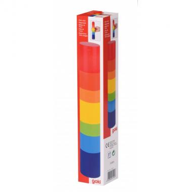 goki Musical Instrument - Rain stick Rainbow