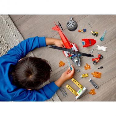 LEGO Конструктор City Спасательный пожарный вертолёт 60281