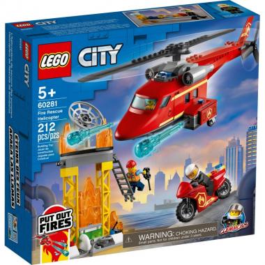 LEGO Конструктор City Спасательный пожарный вертолёт 60281