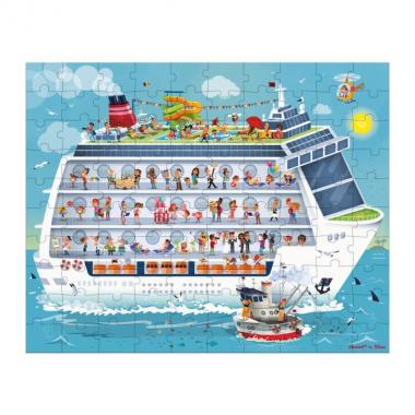 Janod 2 puzzles set - Cruise ship