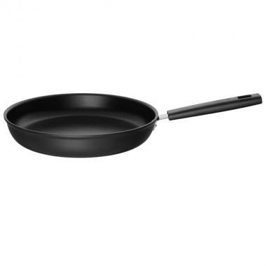 Fiskars Frying pan Hard Face, 30см, cover Hardtec Superior, induction, alum, black