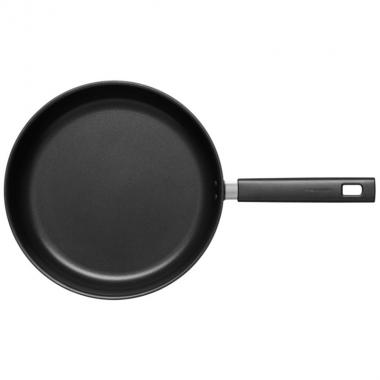Fiskars Frying pan Hard Face, 30см, cover Hardtec Superior, induction, alum, black