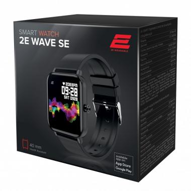 2E Watch Wave 40 mm Black