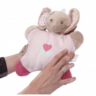 Nattou toy-pillow Rose the elephant