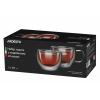 ARDESTO Cup set, double walled, 300 ml, H 7.5 cm, 2 pcs, borosilicate glass