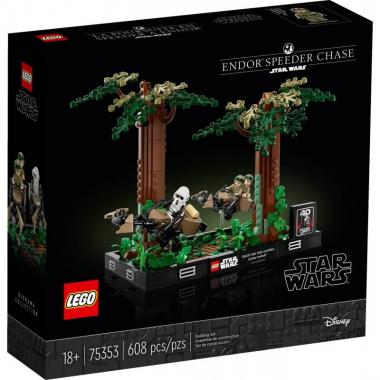 LEGO Star Wars Endor Speeder Chase Diorama