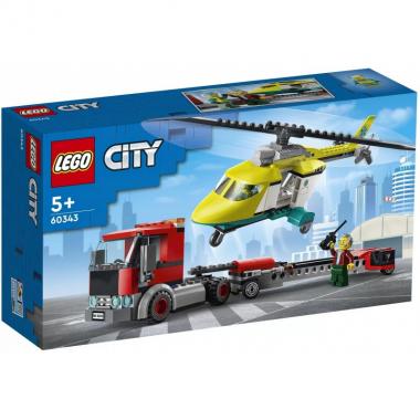 LEGO Конструктор City Грузовик для спасательного вертолёта 60343