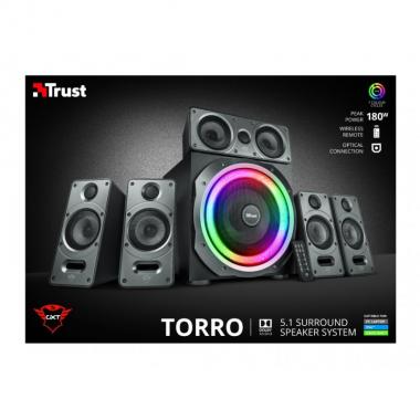 Trust GXT 698 Torro RGB-Illuminated 5.1 BLACK