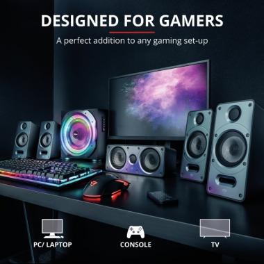 Trust GXT 698 Torro RGB-Illuminated 5.1 BLACK