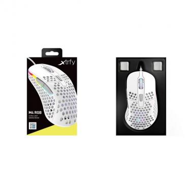 Cherry Xtrfy Gaming mouse M4 RGB USB White