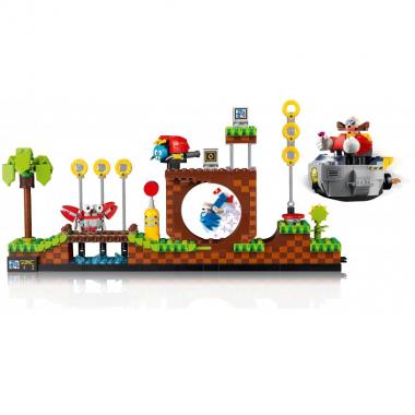 LEGO Конструктор Ideas Ёжик Соник— Зона с зеленым холмом