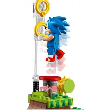 LEGO Конструктор Ideas Ёжик Соник— Зона с зеленым холмом