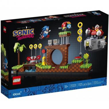 LEGO Конструктор Ideas Ёжик Соник— Зона с зеленым холмом